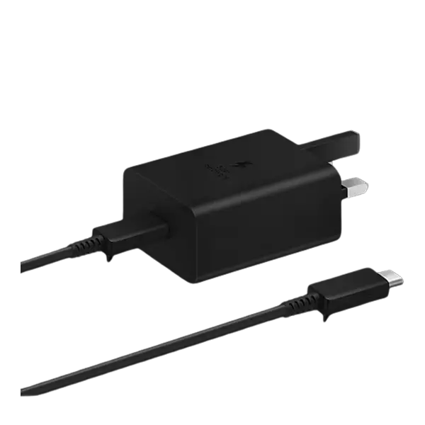 شارژر سریع سامسونگ 3 پین 45 وات USB-C به TYPE-C با کابل مدل EP-TA4510